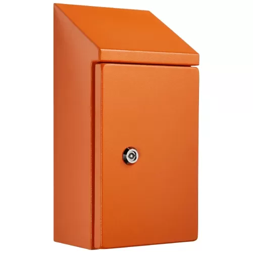 IP-SSR404020-HD-OR Electrical Enclosure IP66 Sloping Roof Single Door